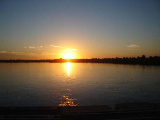 Sunset over the Tigris - Diyala province, Iraq 2006 - Maxine I. J. Filcher